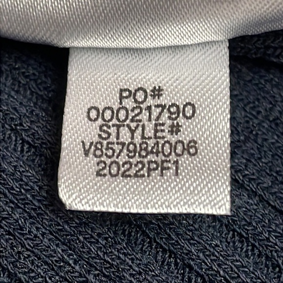 NWT Vince Rib Sweetheart Neck Camisole Tank Dress Stretch Navy Blue Sz XL - Picture 14 of 14